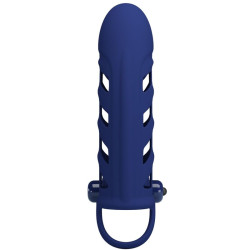 Pretty Love - Altaf Anneau Vibrateur Avec Gaine En Silicone Bleu